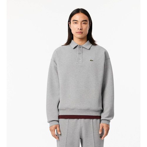 Oversize Polo Sweatshirt in Cotton Pique Mix - Lacoste - Modalova