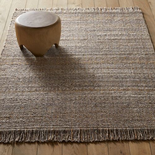 Khitib Fringed Hand Woven Wool Blend Rug - AM.PM - Modalova