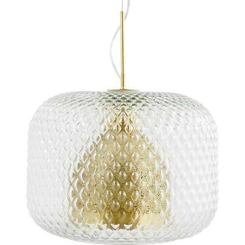 Mistinguett 40cm Diameter Textured Glass Hanging Light - AM.PM - Modalova