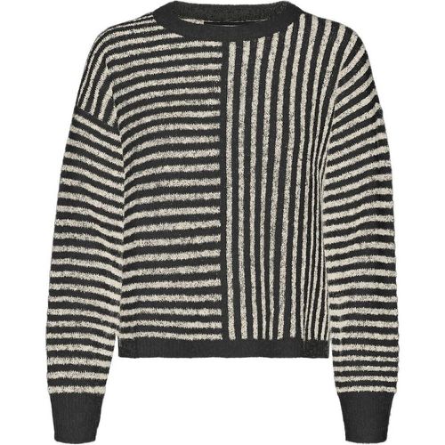 Striped Crew Neck Jumper - Vero Moda - Modalova