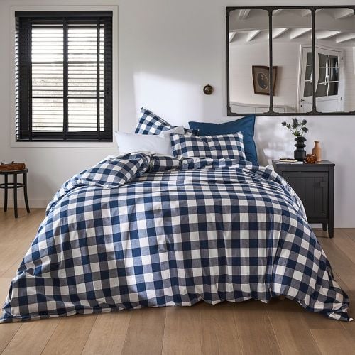 Aveiro Checked Gingham 100% Cotton Pillowcase - LA REDOUTE INTERIEURS - Modalova