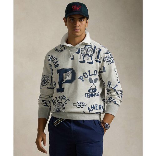 Graphic Print Hoodie  in Cotton Mix - Polo Ralph Lauren - Modalova