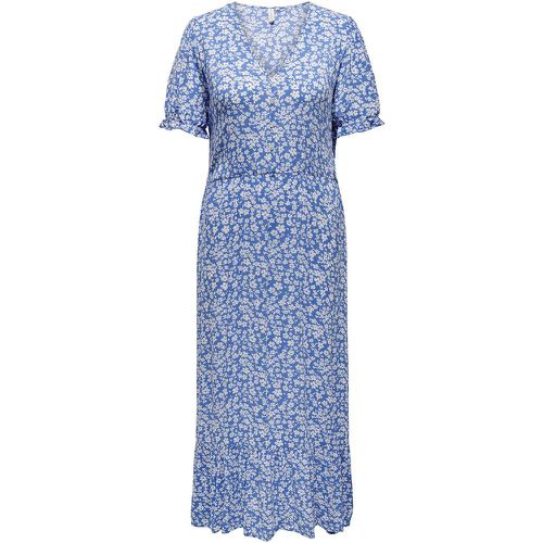 Floral Print Midi Dress - ONLY CARMAKOMA - Modalova