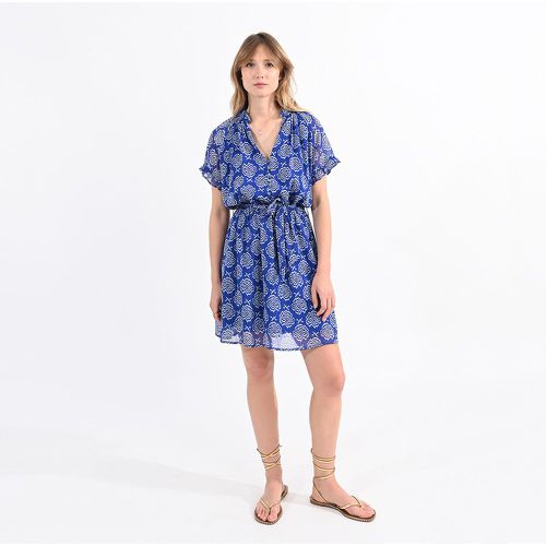 Printed Mini Dress with Tie-Waist - MOLLY BRACKEN - Modalova