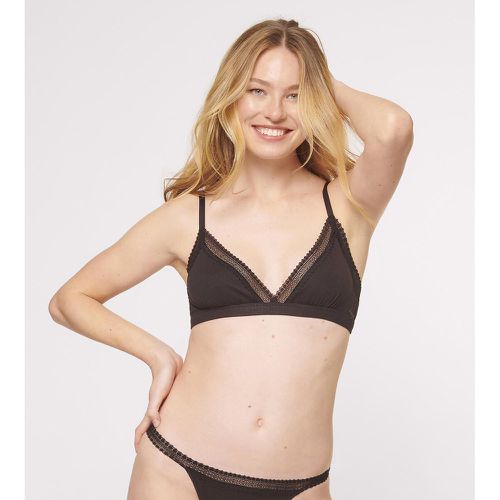 Go Ribbed Bralette in Organic Cotton - Sloggi - Modalova