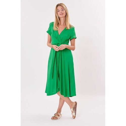 Seattle Midi Dress with Wrapover Neckline - DERHY - Modalova