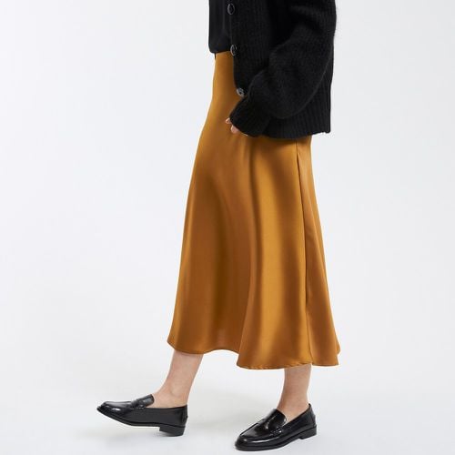 Signatures Marion Recycled Midaxi Skirt in Matte Satin - LA REDOUTE COLLECTIONS - Modalova