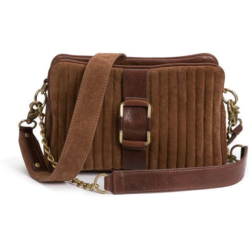 Alessio Suede/Leather Crossbody Bag - SESSUN - Modalova