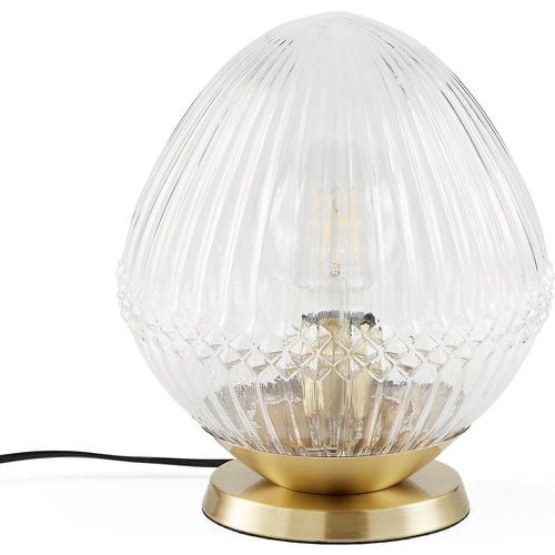 Ari Brass and Striated Glass Table Lamp - LA REDOUTE INTERIEURS - Modalova