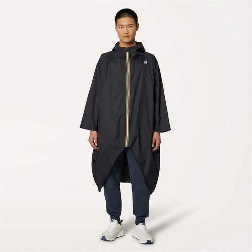 Unisex Le Vrai 3.0 Rennes Mid-Length Rain Poncho with Hood - K-way - Modalova