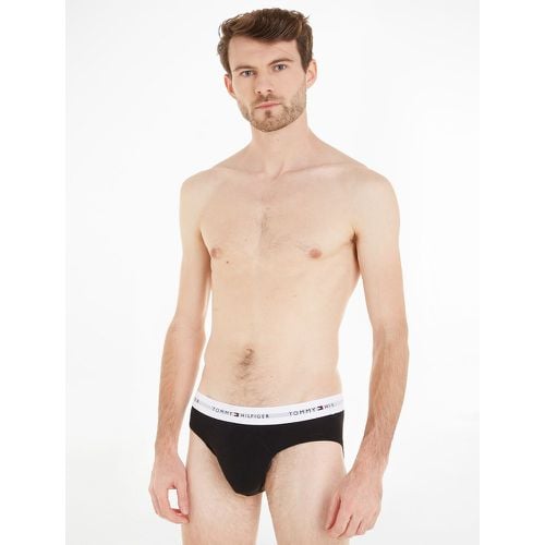 Pack of 5 Briefs in Plain Cotton - Tommy Hilfiger - Modalova