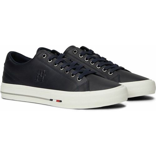 Street Patch Vulcanised Trainers in Leather - Tommy Hilfiger - Modalova