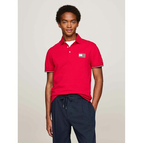 Flag x Paris Olympics Polo Shirt in Cotton, Slim Fit - Tommy Hilfiger - Modalova