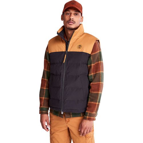 Two-Tone Padded Gilet in Cotton Mix - Timberland - Modalova