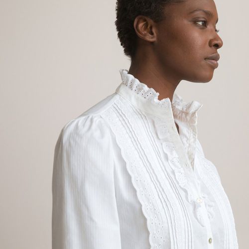 Signatures - Cotton Ruffled Blouse - LA REDOUTE COLLECTIONS - Modalova