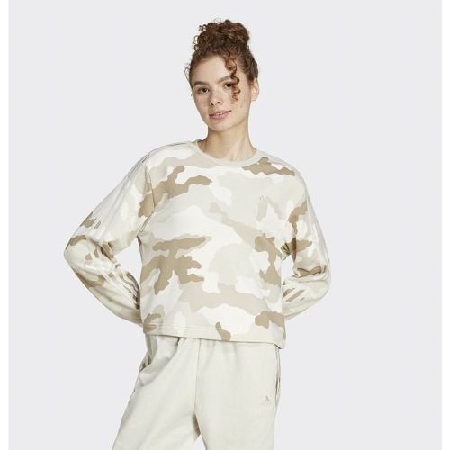 Essentials 3- Stripes Cropped Sweatshirt in Cotton Mix - ADIDAS SPORTSWEAR - Modalova