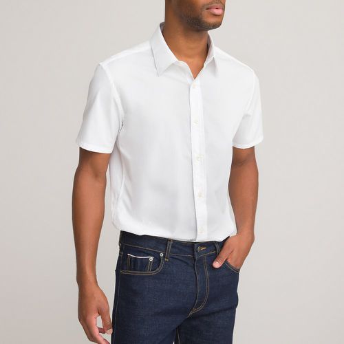 Cotton Poplin Shirt in Regular Fit with Short Sleeves - LA REDOUTE COLLECTIONS - Modalova