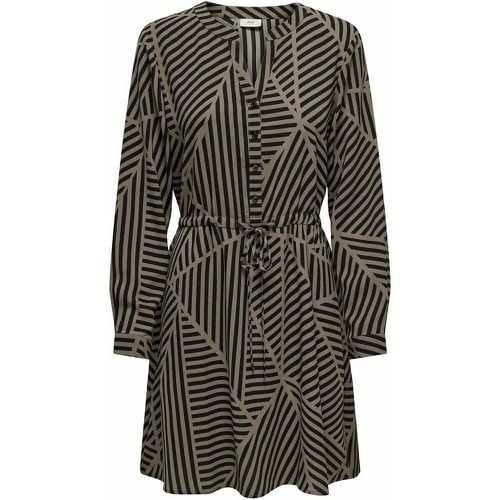 Graphic Print Mini Dress with Long Sleeves - JDY - Modalova