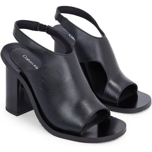 Leather Heeled Sandals - Calvin Klein Jeans - Modalova