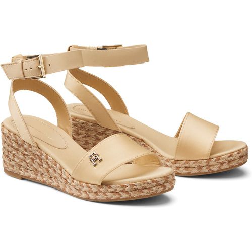 Satin Wedge Sandals - Tommy Hilfiger - Modalova