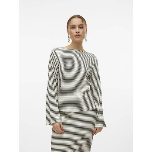 Breton Striped Ribbed T-Shirt - Vero Moda - Modalova