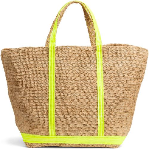 XL Raffia Tote Bag with Sequin Trim - VANESSA BRUNO - Modalova