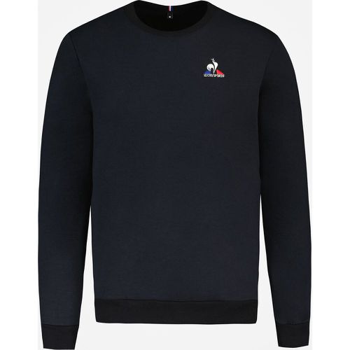 Cotton Blend Sweatshirt with Crew Neck - Le Coq Sportif - Modalova