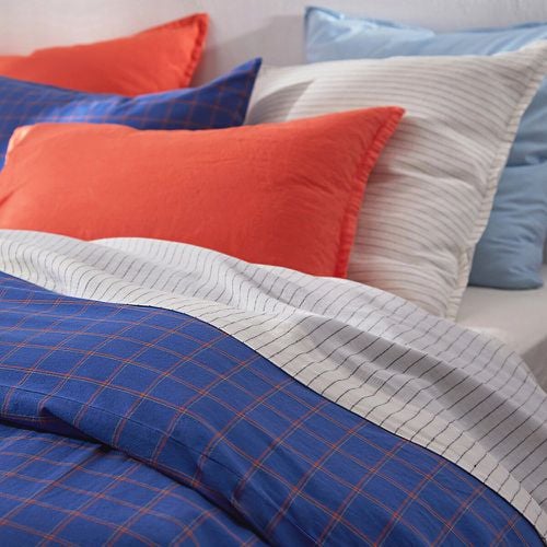 Scenario Plain 100% Washed Cotton Pillowcase - LA REDOUTE INTERIEURS - Modalova