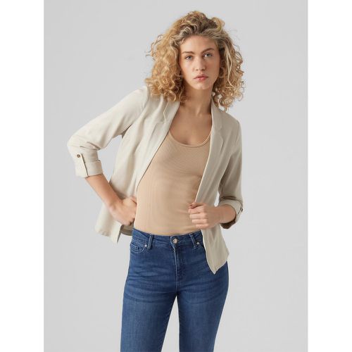 Tailored Collar Blazer with 3/4 Length Sleeves - Vero Moda - Modalova