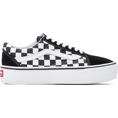 Old Skool Platform Checkerboard Suede Trainers - Vans - Modalova