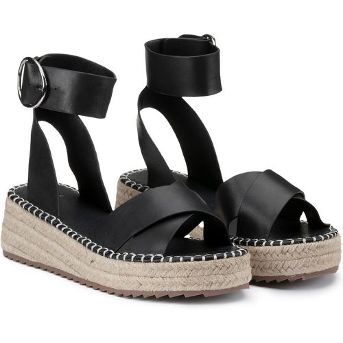 Leather Wedge Sandals - LA REDOUTE COLLECTIONS - Modalova