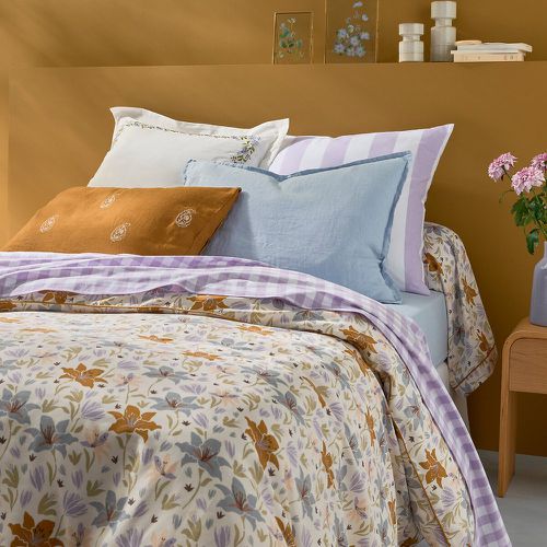 Lizzie Floral 100% Cotton Satin 200 Thread Count Duvet Cover - LA REDOUTE INTERIEURS - Modalova