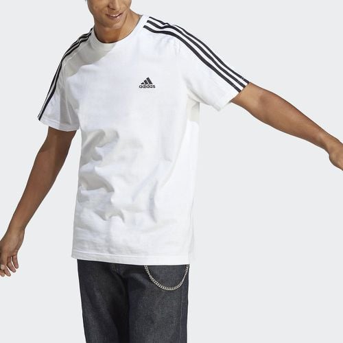 Essentials Cotton 3-Stripes T-Shirt in Jersey Cotton - ADIDAS SPORTSWEAR - Modalova