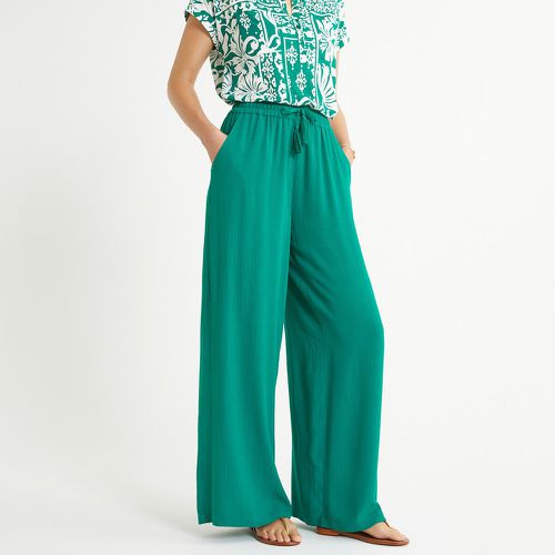 Crêpon Wide Leg Trousers, Length 30.5" - Anne weyburn - Modalova