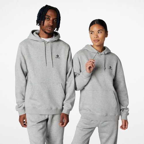 Star Chevron Unisex Hoodie with Embroidered Logo in Cotton Mix - Converse - Modalova