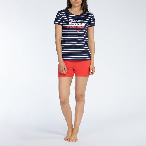 Baignade Cotton Short Pyjamas with Short Sleeves - MELISSA BROWN - Modalova