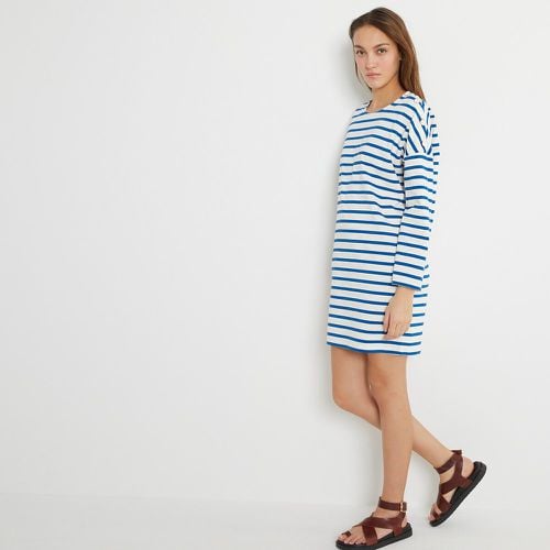 Signatures Breton Striped Dress with Long Sleeves - LA REDOUTE COLLECTIONS - Modalova