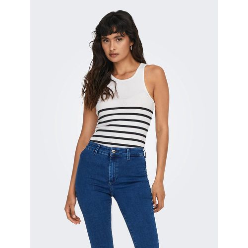 Striped Cotton Vest Top - Only - Modalova