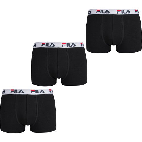 Pack of 3 Hipsters in Plain Cotton Mix - Fila - Modalova