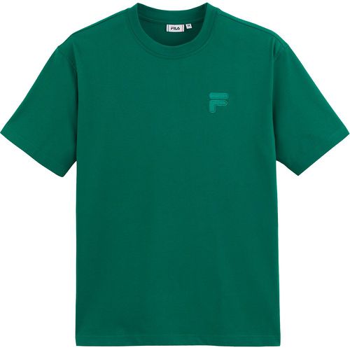Cotton Tonal Logo T-Shirt with Short Sleeves - Fila - Modalova