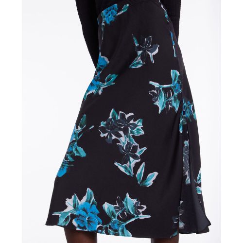 Floral Print Midi Skirt with Side Split - THE KOOPLES - Modalova