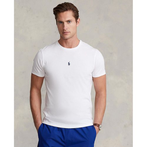 Cotton Crew Neck T-Shirt with Embroidered Logo - Polo Ralph Lauren - Modalova