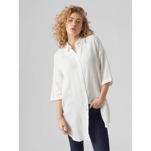 Cotton Long Shirt - Vero Moda - Modalova
