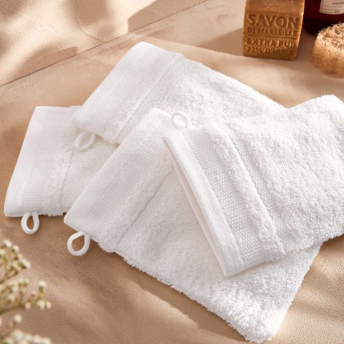 Set of 4 Kheops 100% Egyptian Cotton Washcloths - LA REDOUTE INTERIEURS - Modalova