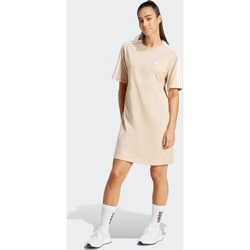 Essentials 3-Stripes Boyfriend T-Shirt Dress in Cotton - ADIDAS SPORTSWEAR - Modalova