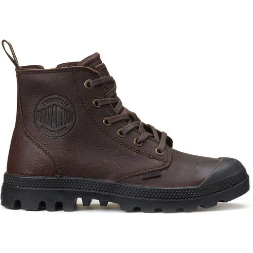 Pampa Hi Zip Walking Boots in Leather - Palladium - Modalova