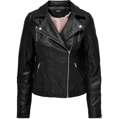Faux Leather Short Jacket with Zip Fastening - Only Tall - Modalova