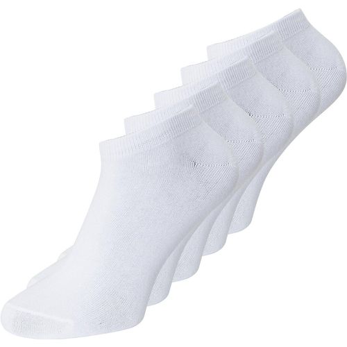 Pack of 5 Pairs of Plain Socks in Cotton Mix - jack & jones - Modalova