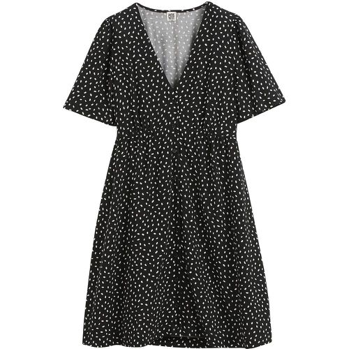 Polka Dot Mini Dress with Button Fastening - LA REDOUTE COLLECTIONS - Modalova