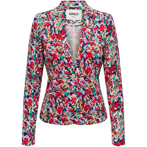 Floral Fitted Blazer - Only - Modalova